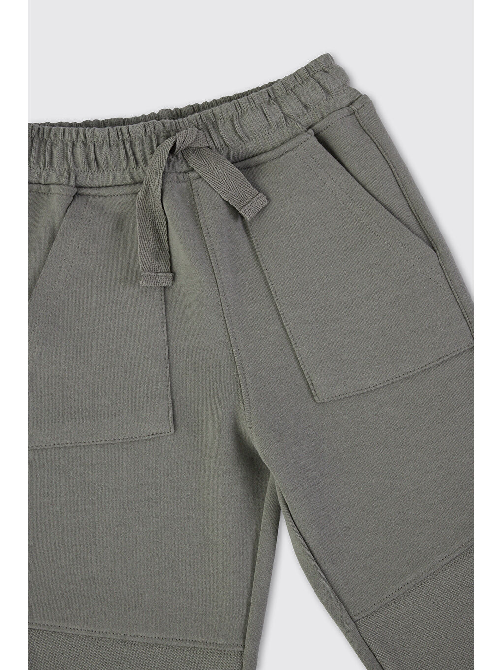 Erkek Bebek Beli Lastikli Antrasit Eşofman Altı-2