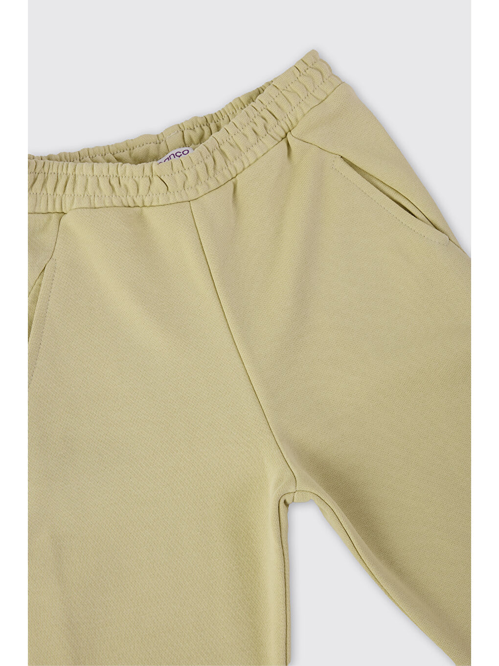 Erkek Bebek Beli Lastikli Yeşil Eşofman Altı-2