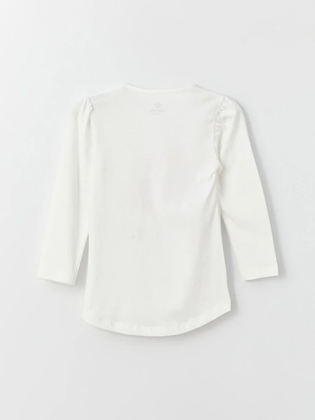 Ekru Bisiklet Yaka Uzun Kollu Kız Bebek Takım 2'li-3