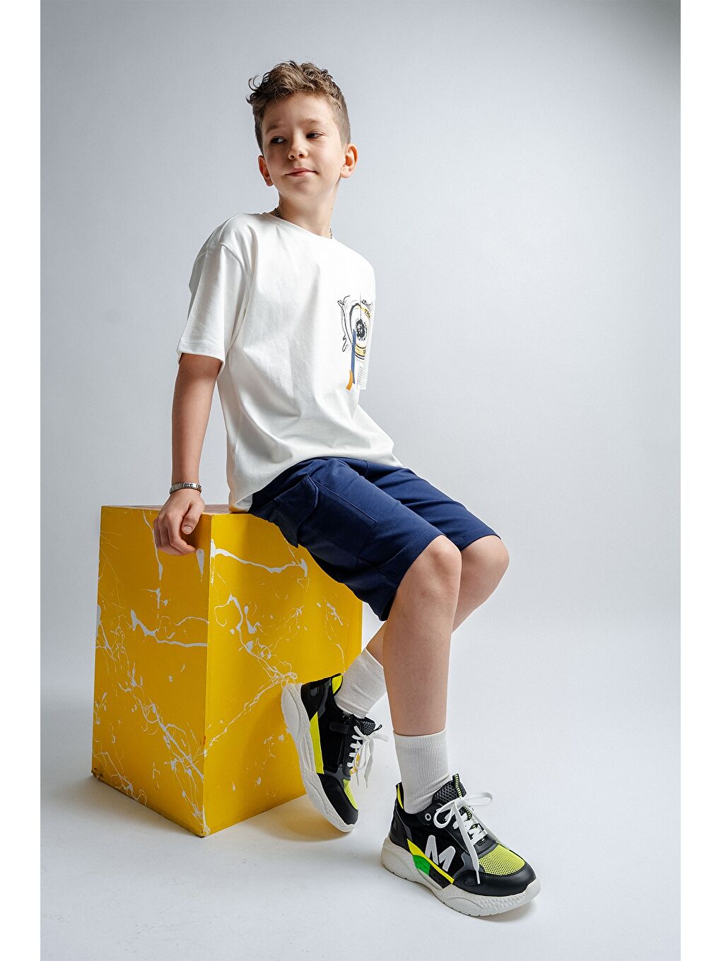 Erkek Çocuk Siyah Günlük Spor Ayakkabı