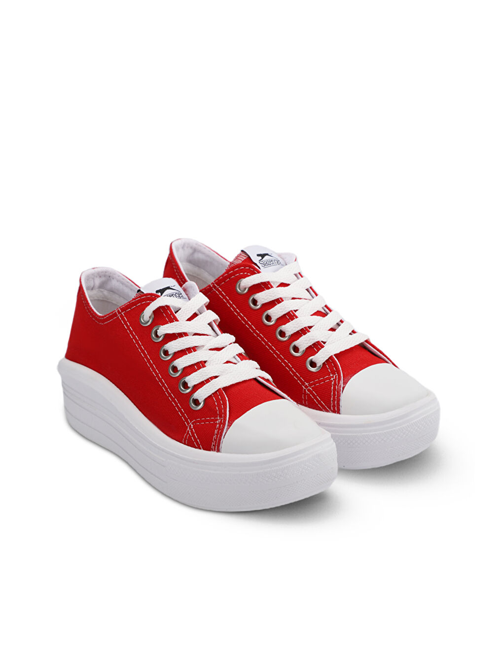 Siyah SUN Sneaker Kadın Ayakkabı Kırmızı-1