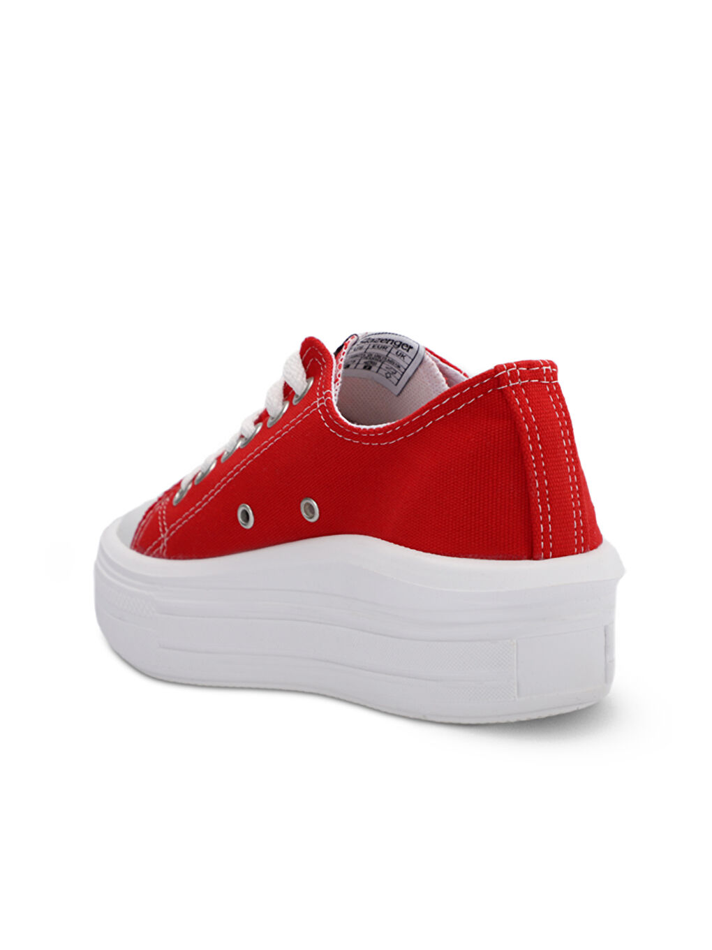 Siyah SUN Sneaker Kadın Ayakkabı Kırmızı-2