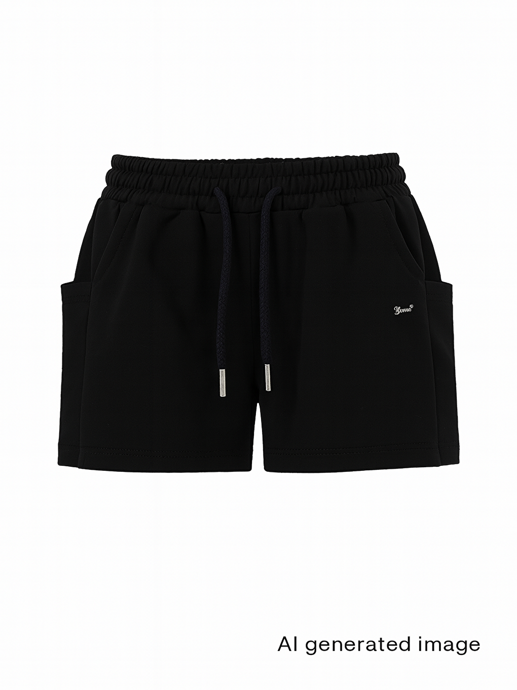 Siyah Kız Çocuk Şort