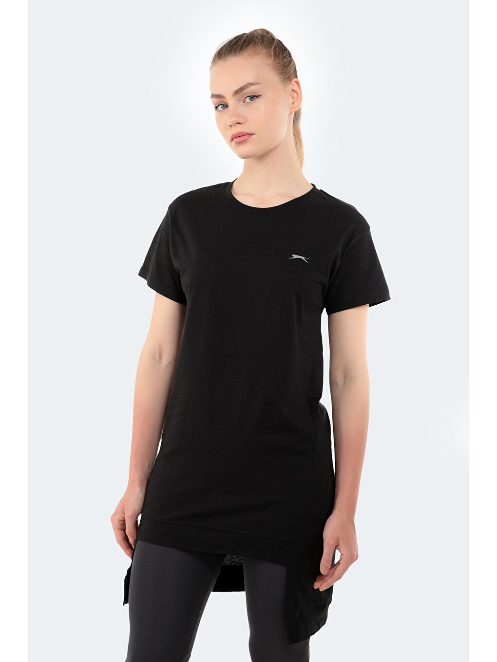 SLAZENGER Siyah MINATO Kadın T-Shirt Siyah - 1