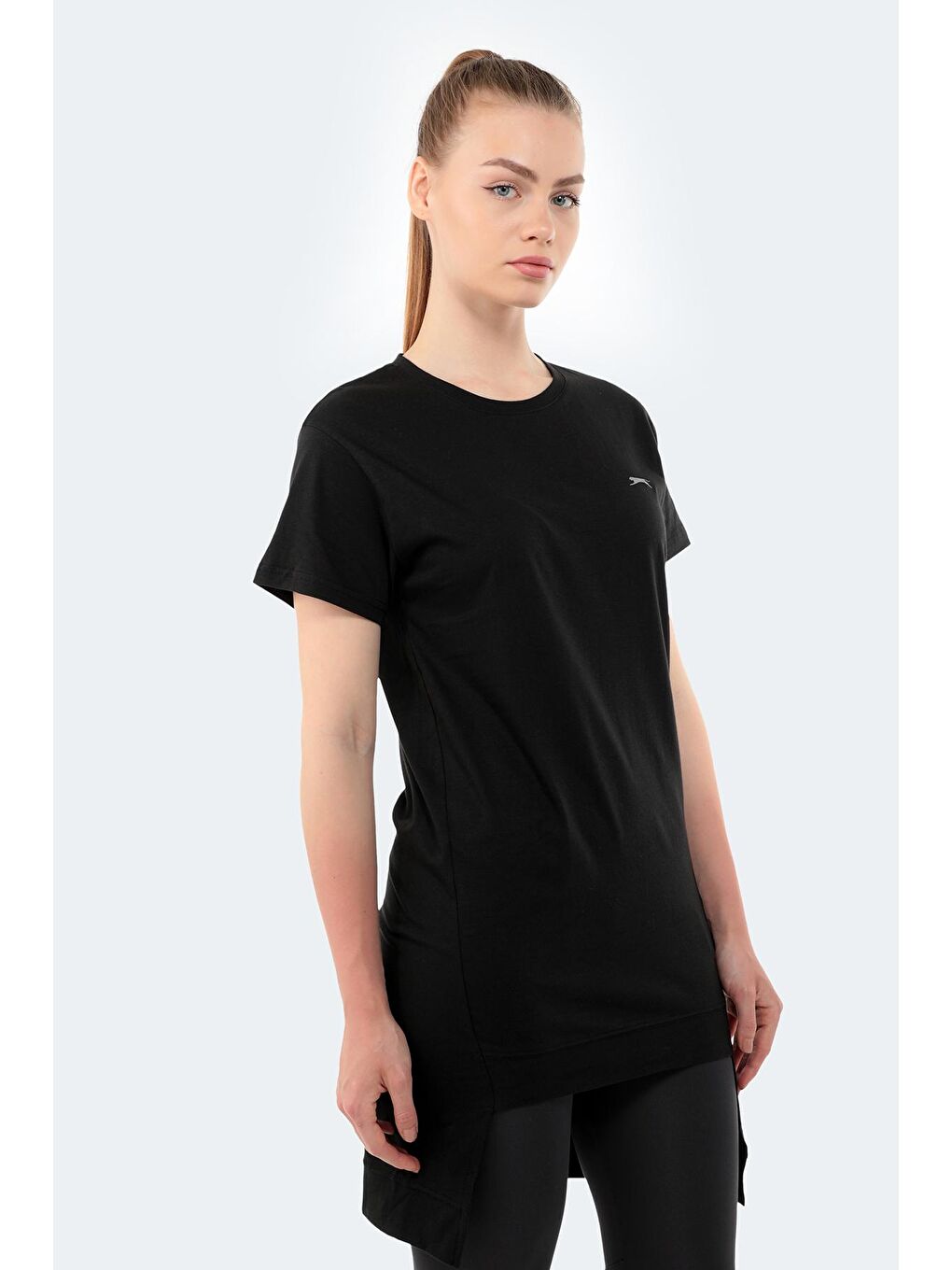 SLAZENGER Siyah MINATO Kadın T-Shirt Siyah - 2