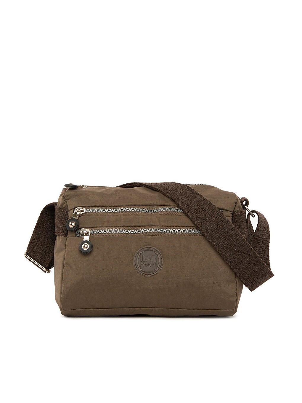 Bej Çok Cepli Paraşüt Mini Çanta