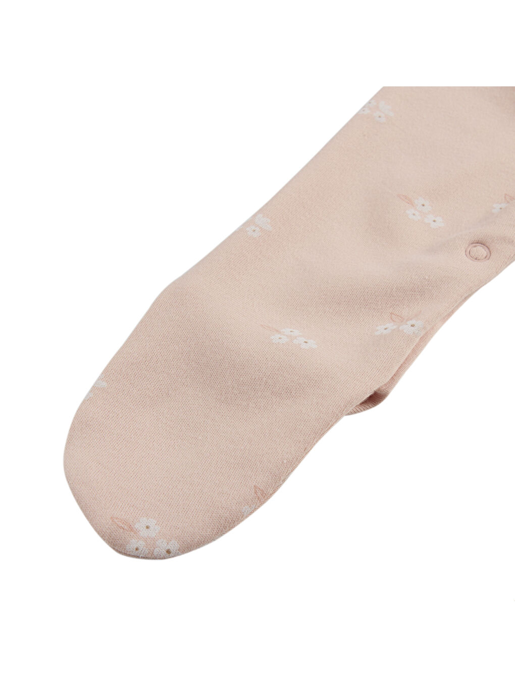 Pembe Kız Çocuk Çiçek Desenli Patikli Tulum-6