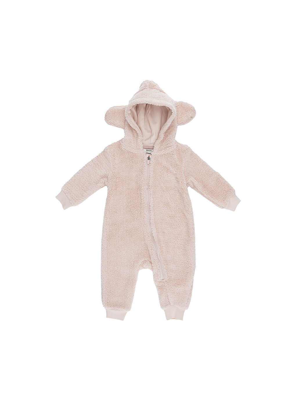 Pembe Kız Çocuk Yumuşak Dokulu Tulum-3