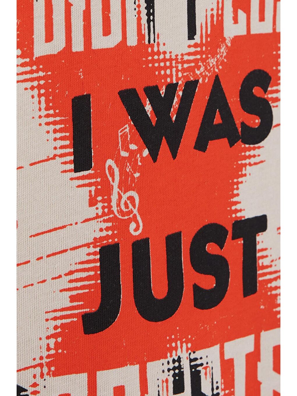 Erkek Çocuk Tişört Yazı Baskılı Bej (8-14 Yaş)-3