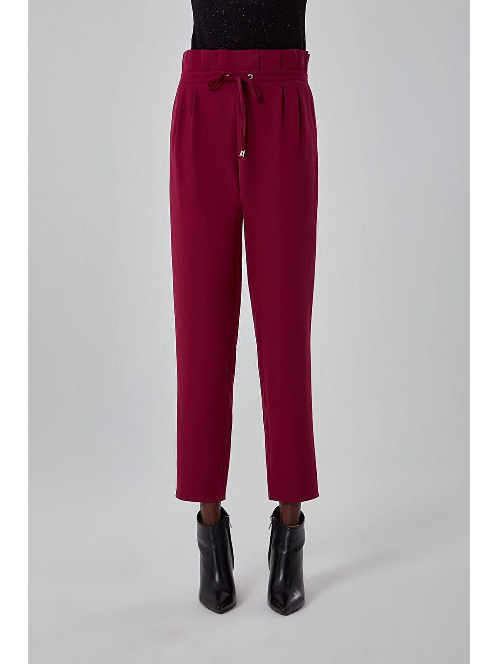 Beli Pileli Mor Pantolon