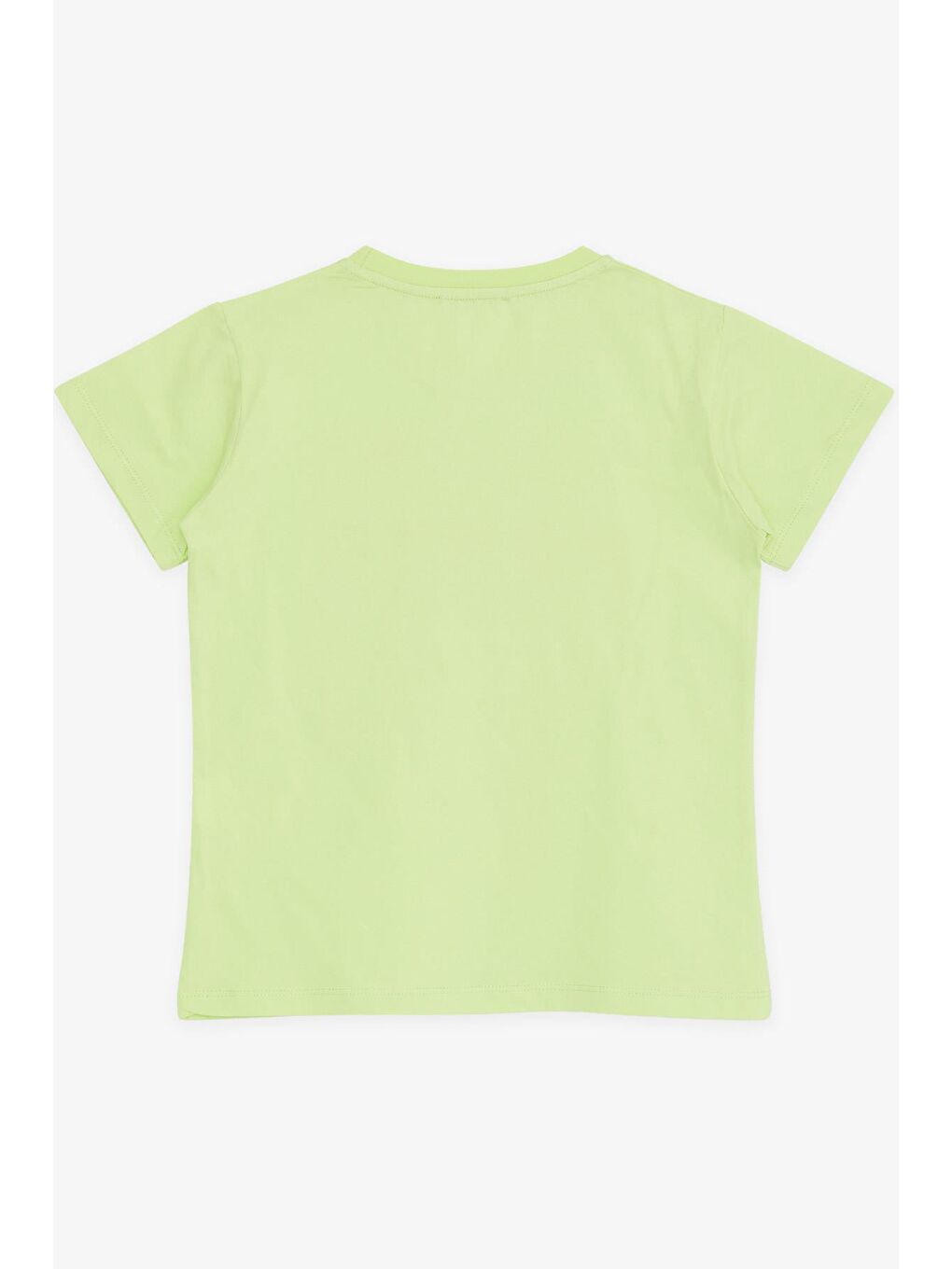 Erkek Çocuk Tişört Yazı Baskılı Fıstık Yeşili (8-9 Yaş)-1