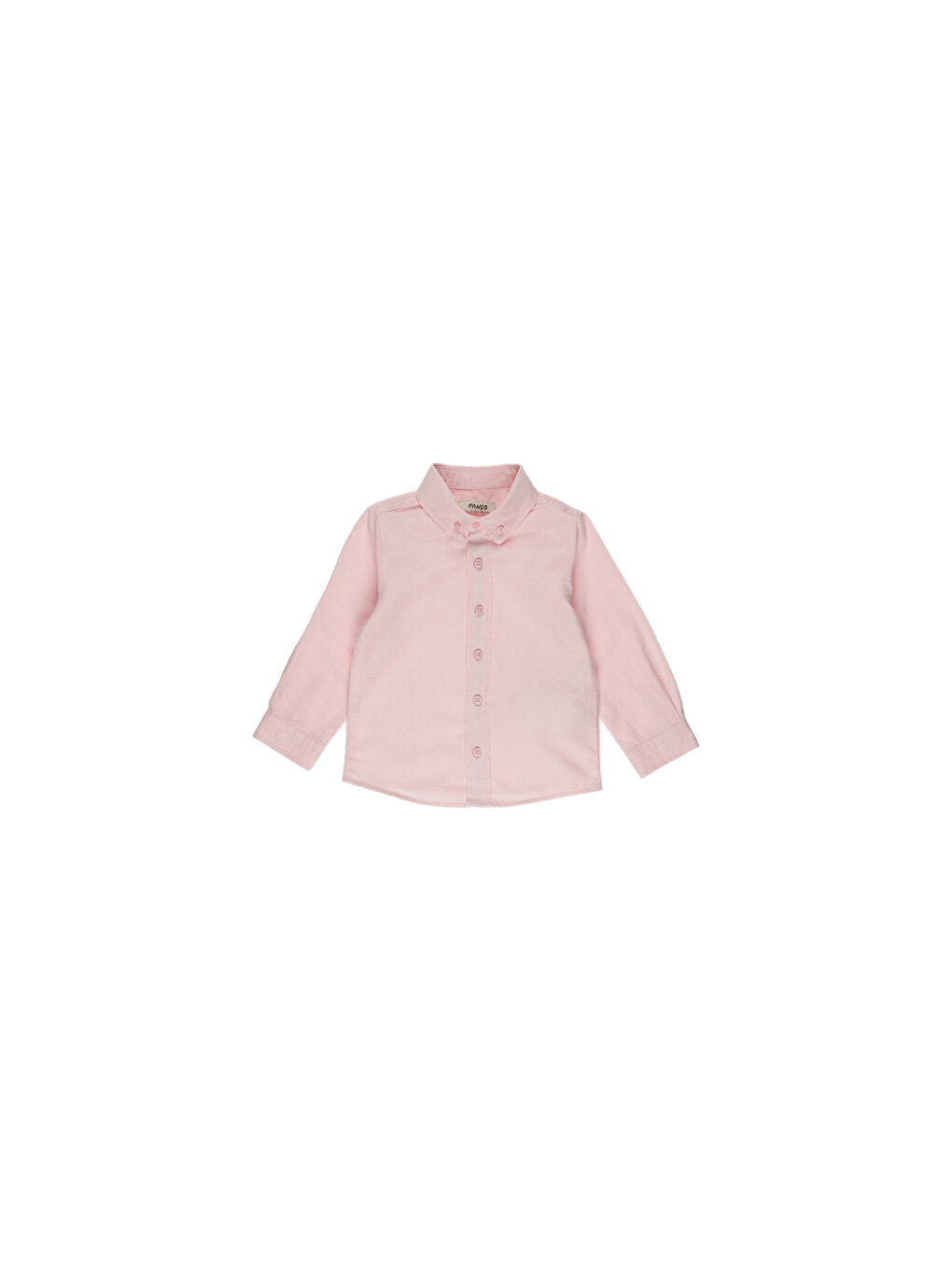 Panço Pembe Erkek Çocuk  Basic Oxford Gömlek - 7