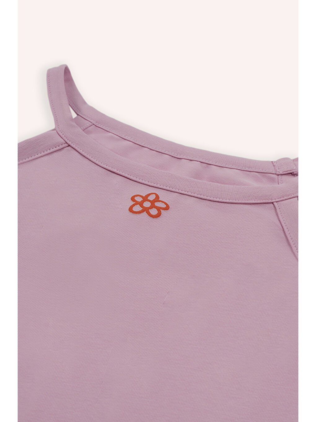 Kız Çocuk Pembe Çiçek Baskılı Atlet-2