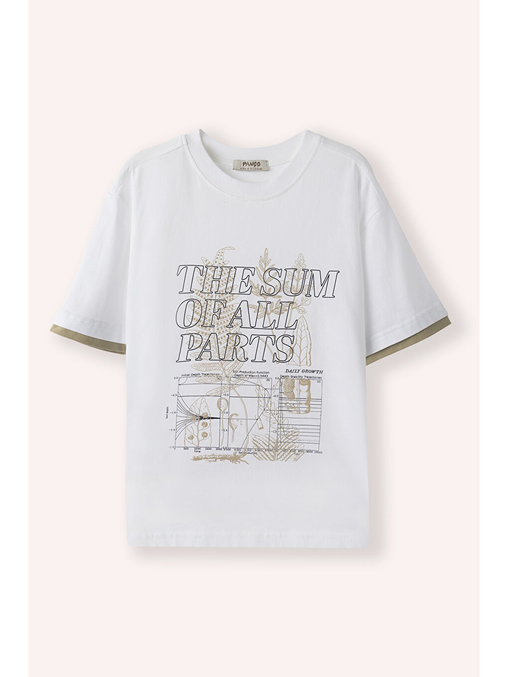 Erkek Çocuk Baskı Ve Yazı Detaylı Beyaz Tişört