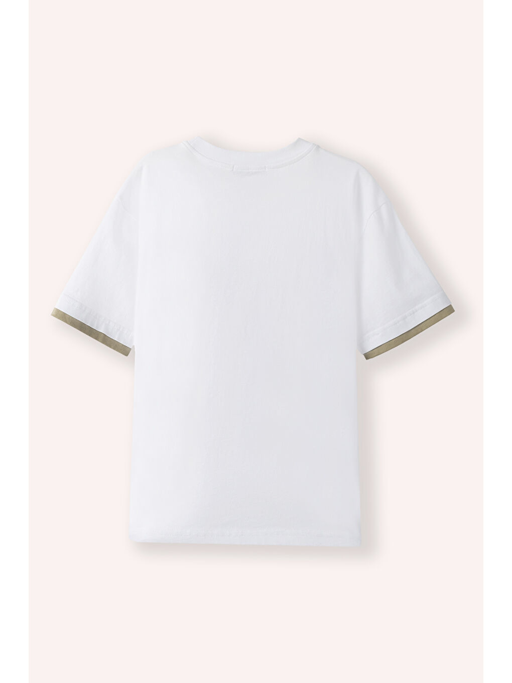 Erkek Çocuk Baskı Ve Yazı Detaylı Beyaz Tişört-2