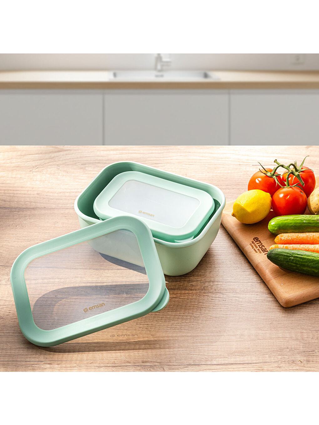 Lora 2'li Saklama Kabı Haki-6