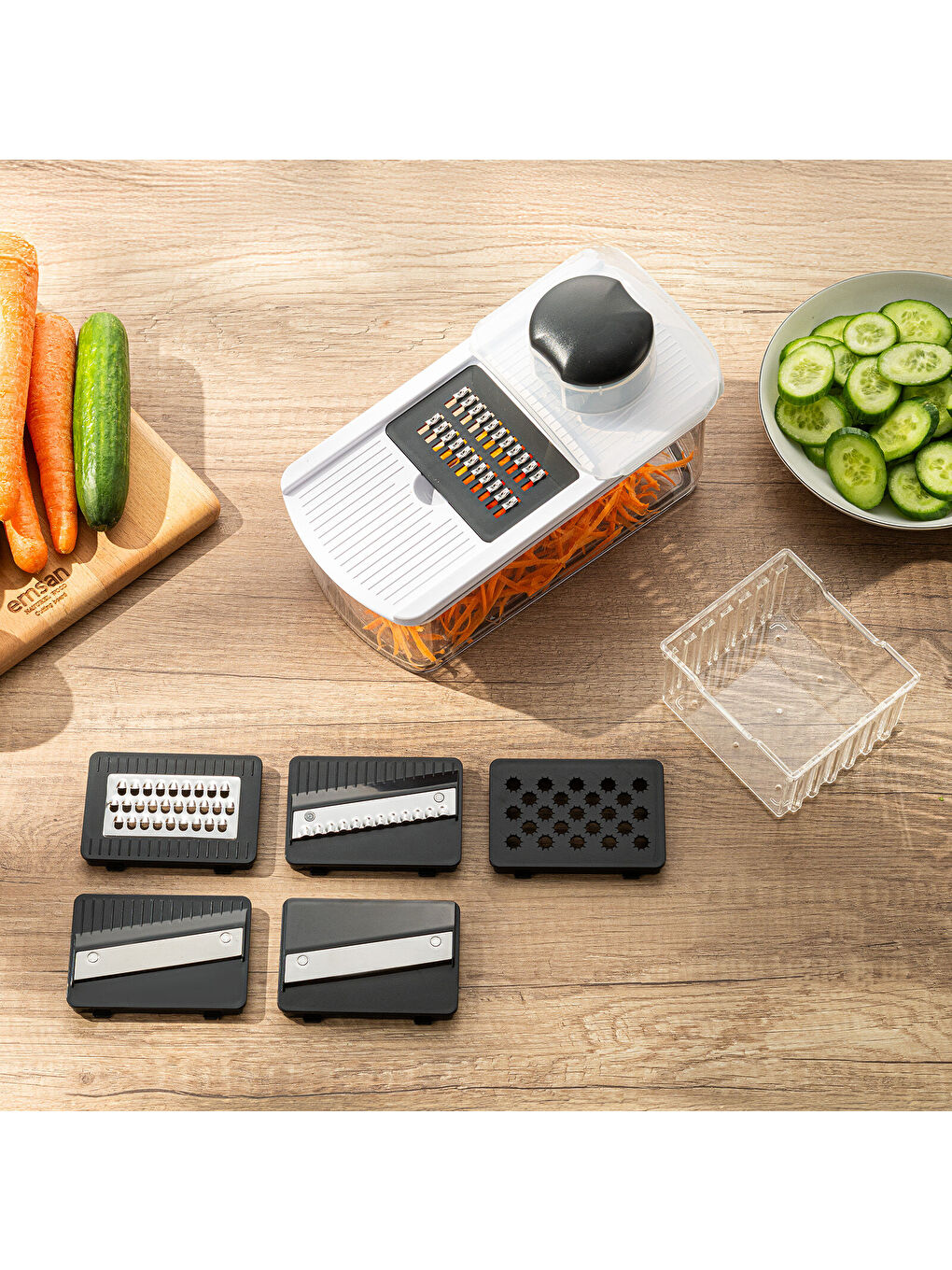 Beyaz Smart Hazneli Dilimleyici 6 Parça-6