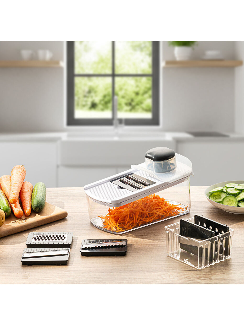 Beyaz Smart Hazneli Dilimleyici 6 Parça-8