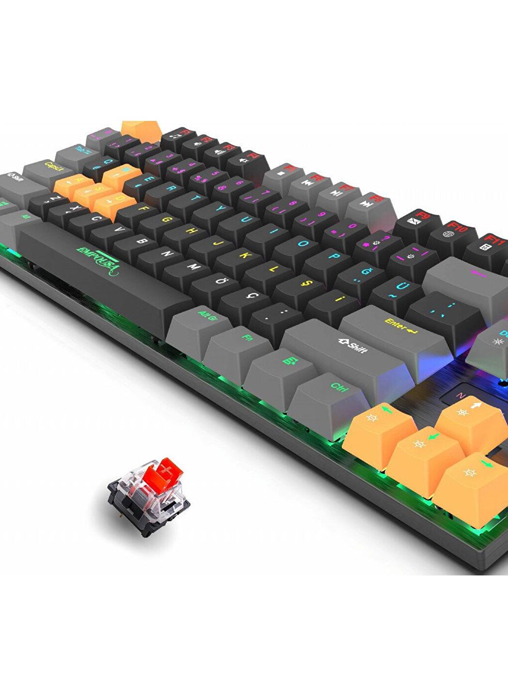 Inca Inca IKG-439 Empousa Red Switch Full Rgb Mekanik Gaming Klavye