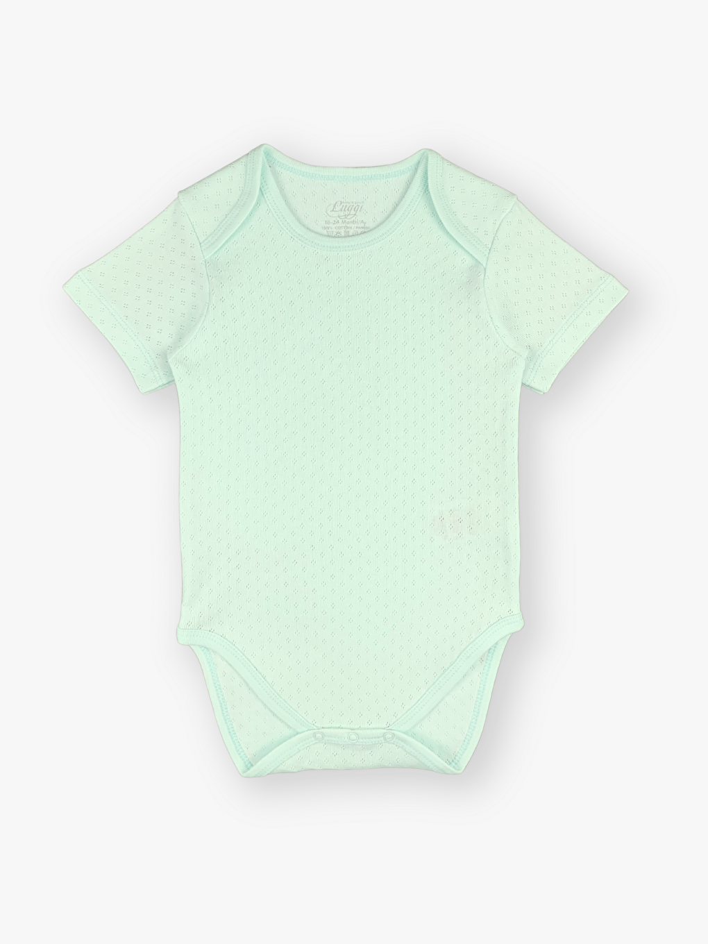 Sarı Zarf Yaka Kısa Kollu Pamuklu Unisex Bebek Jakarlı Çıtçıtlı Body 3'lü-2