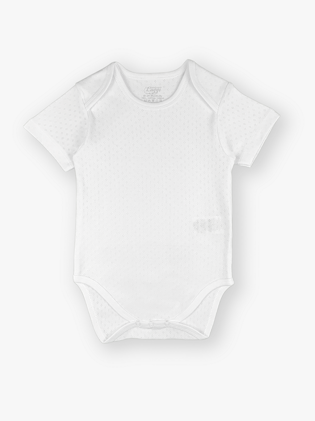 Sarı Zarf Yaka Kısa Kollu Pamuklu Unisex Bebek Jakarlı Çıtçıtlı Body 3'lü-3