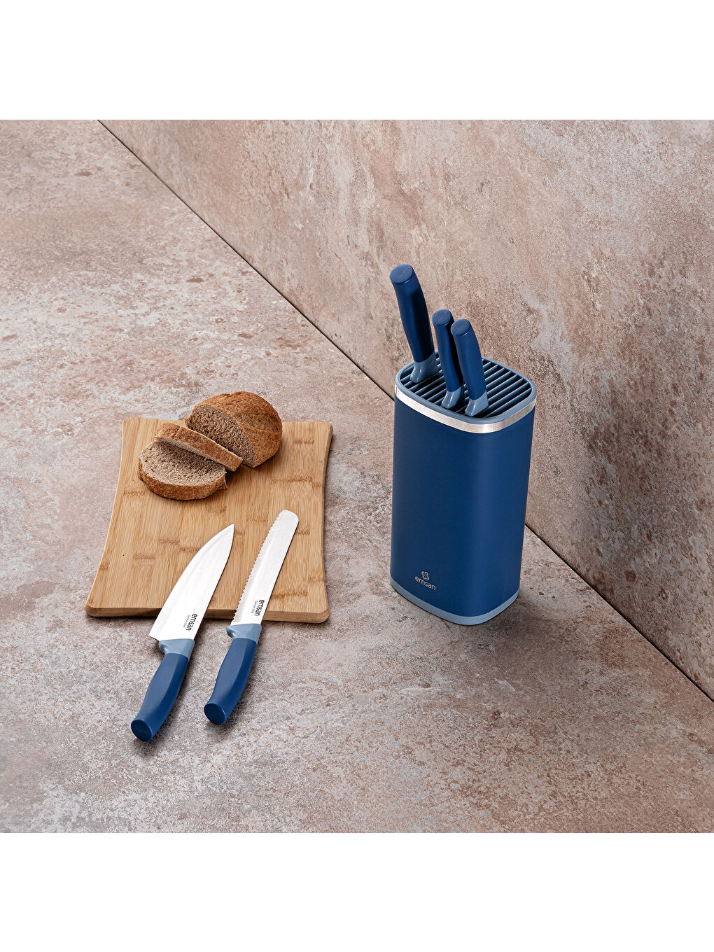 Mavi Royal German Steel Bıçak Seti-6