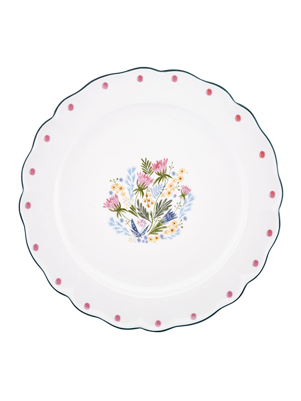 Beyaz Yolanda Porselen 32 Parça 6 Kişilik Kahvaltı/Servis Takımı-8