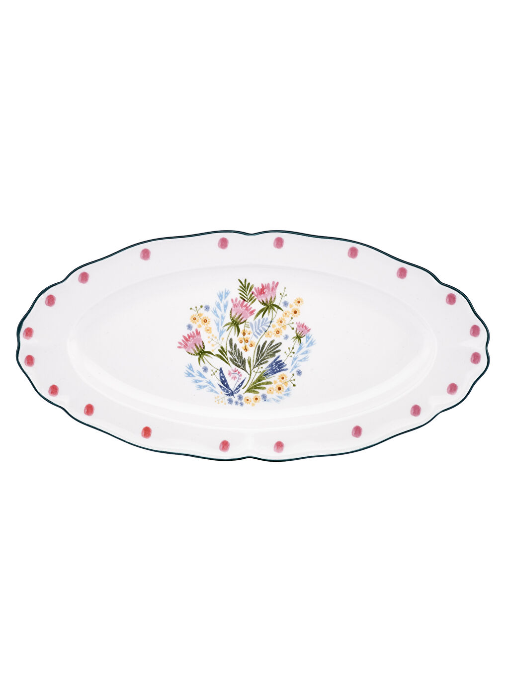 Beyaz Yolanda Porselen 32 Parça 6 Kişilik Kahvaltı/Servis Takımı-9