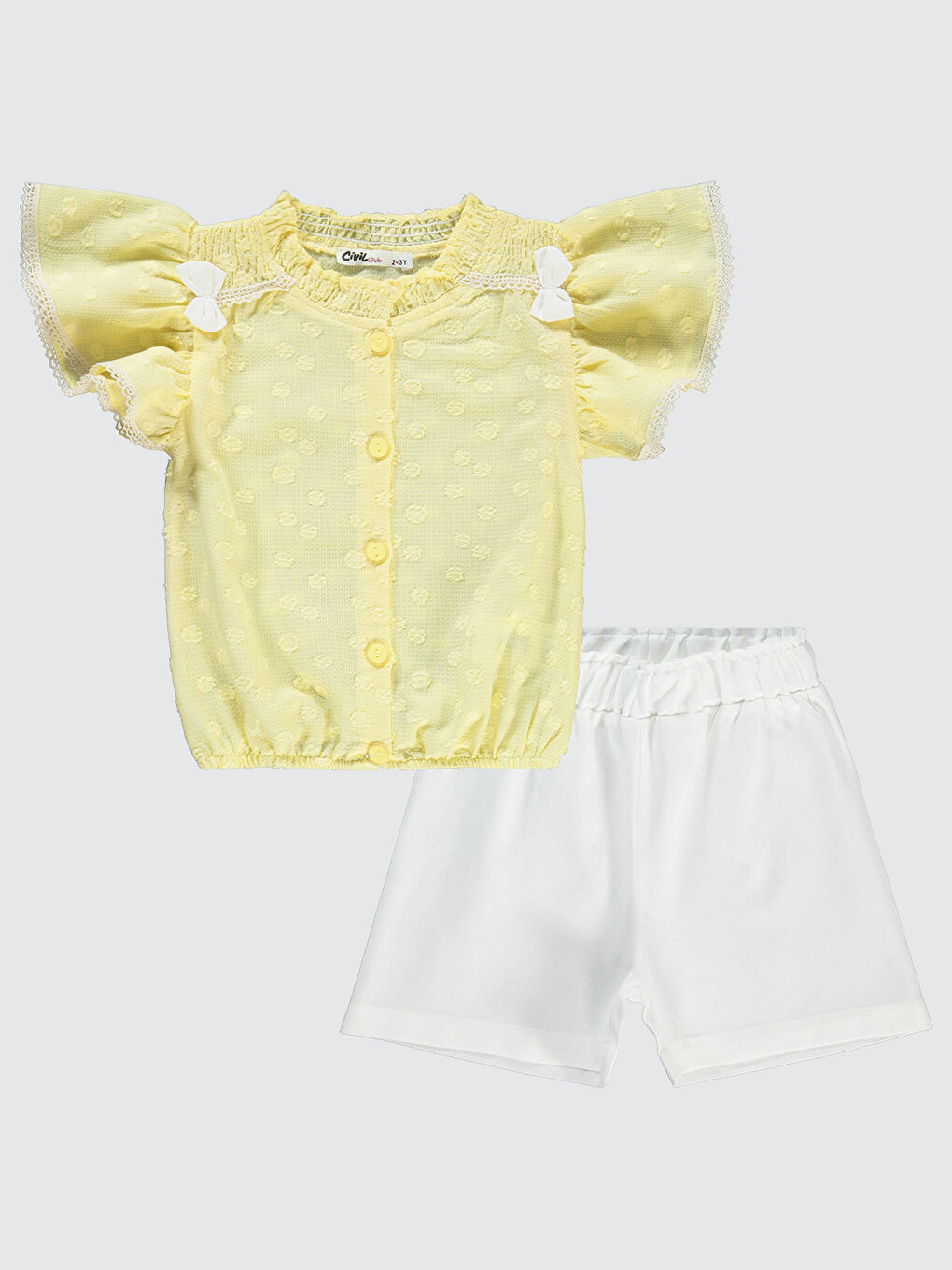 Girls Kız Çocuk Takım 2-5 Yaş Sarı