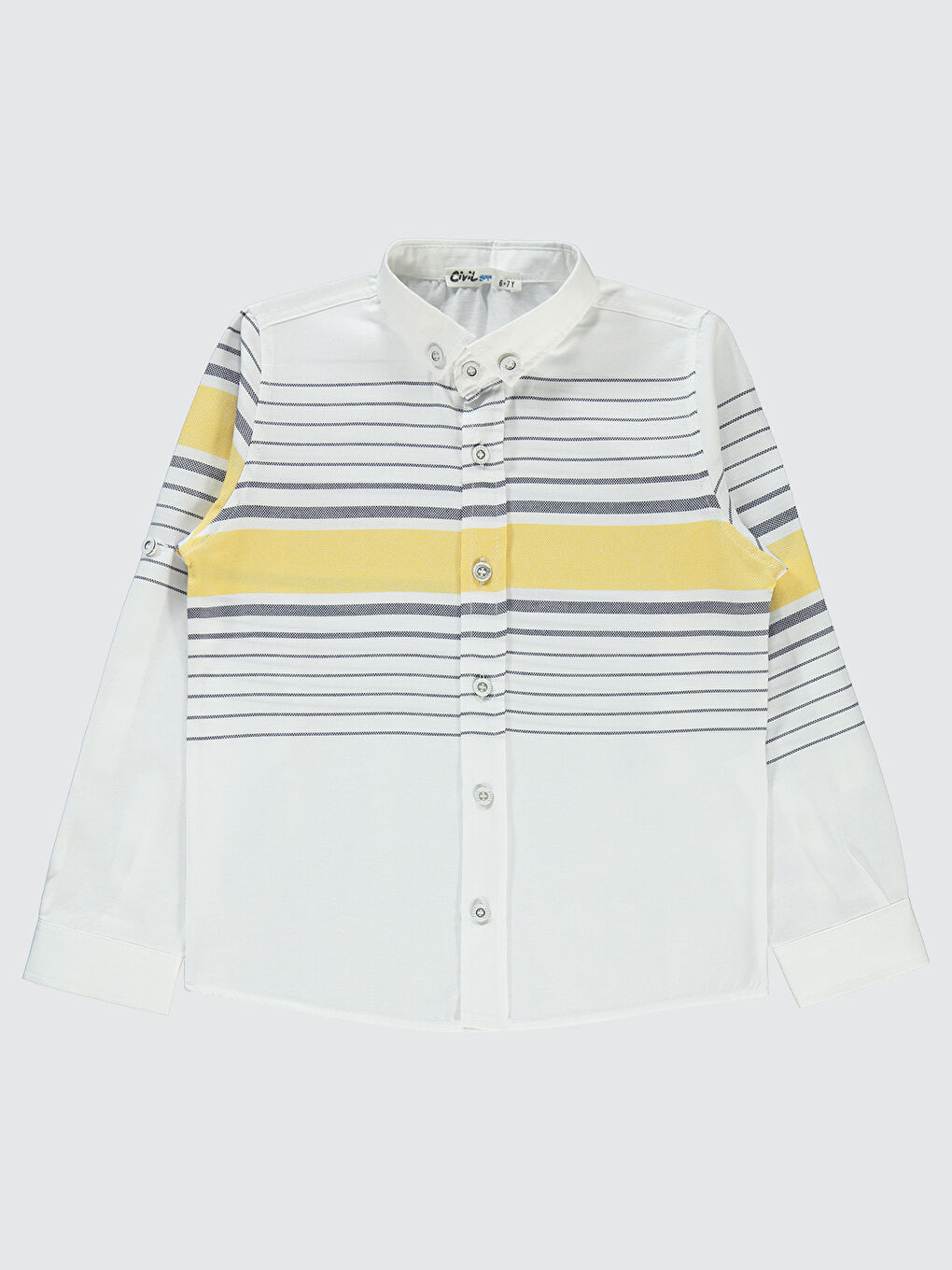 Boys Erkek Çocuk Gömlek 6-9 Yaş Sarı