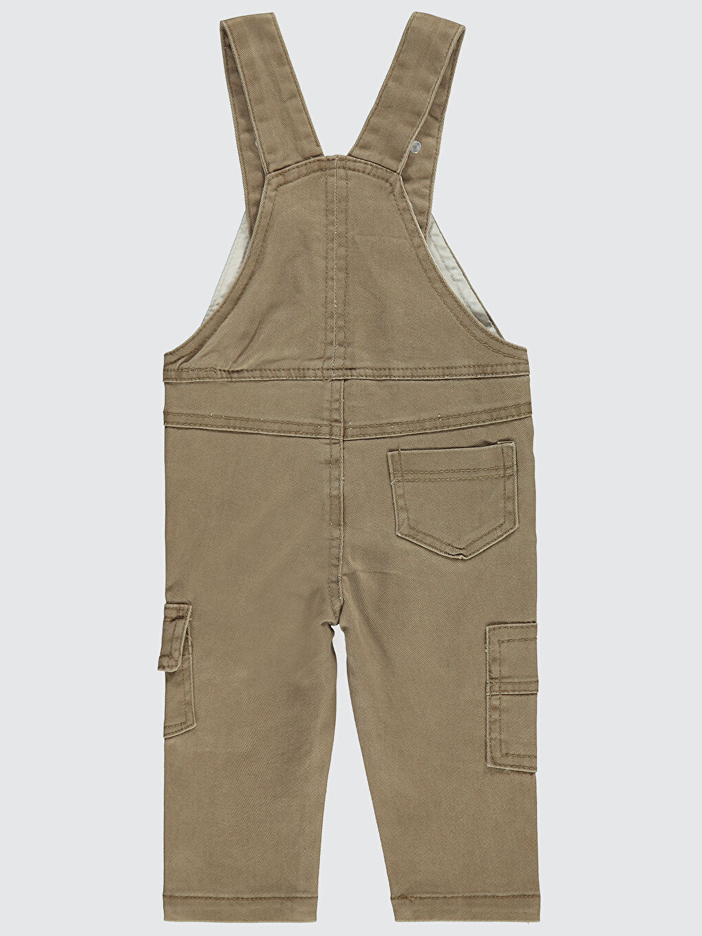 Baby Erkek Bebek Salopet 6-18 Ay Bej-1