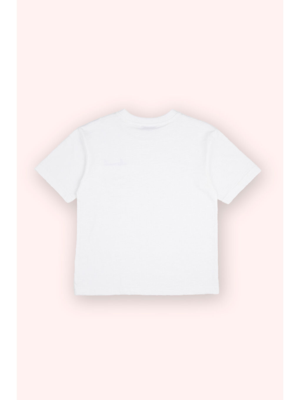Erkek Çocuk Cepli Kısa Kollu Beyaz Tişört-1