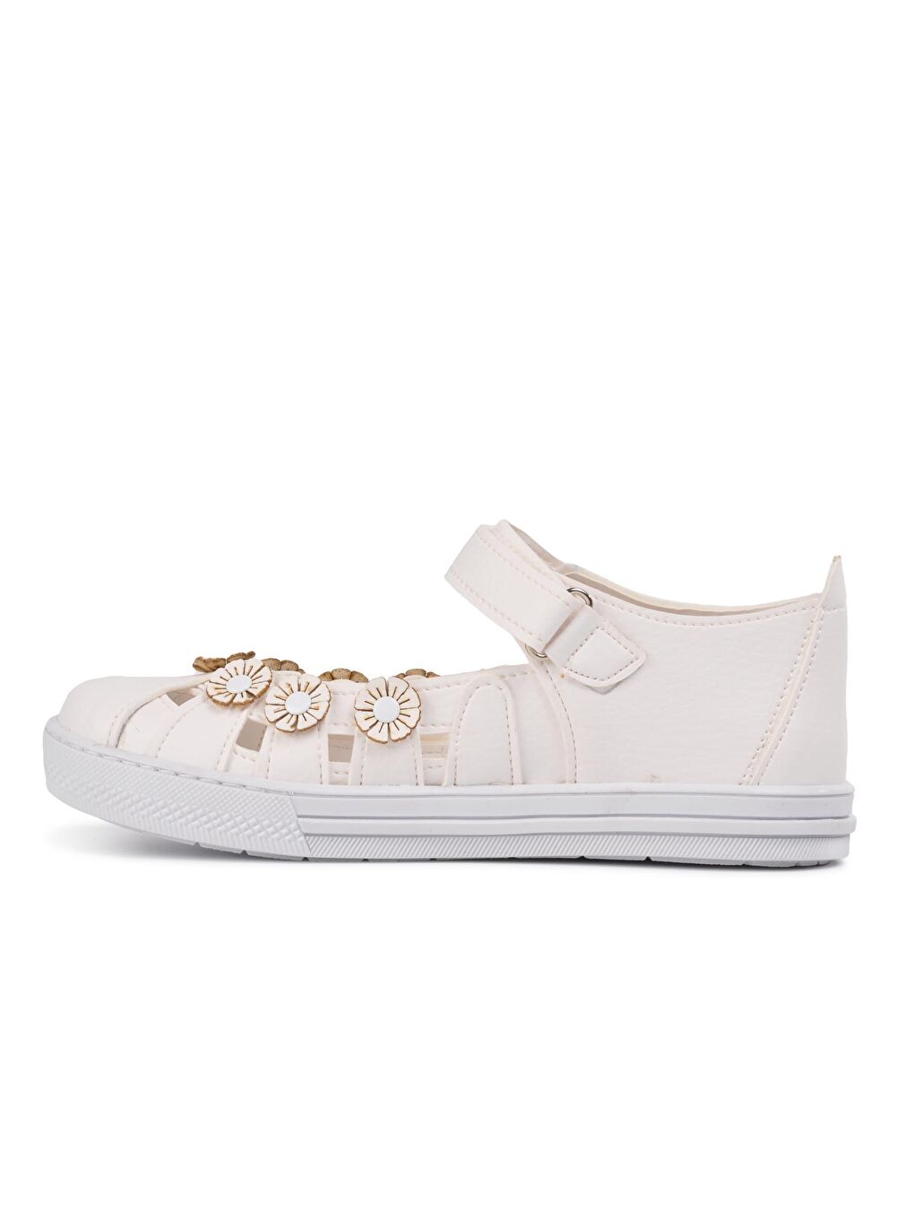 210106 Beyaz Comfort Kız Çocuk Günlük Ayakkabı-1