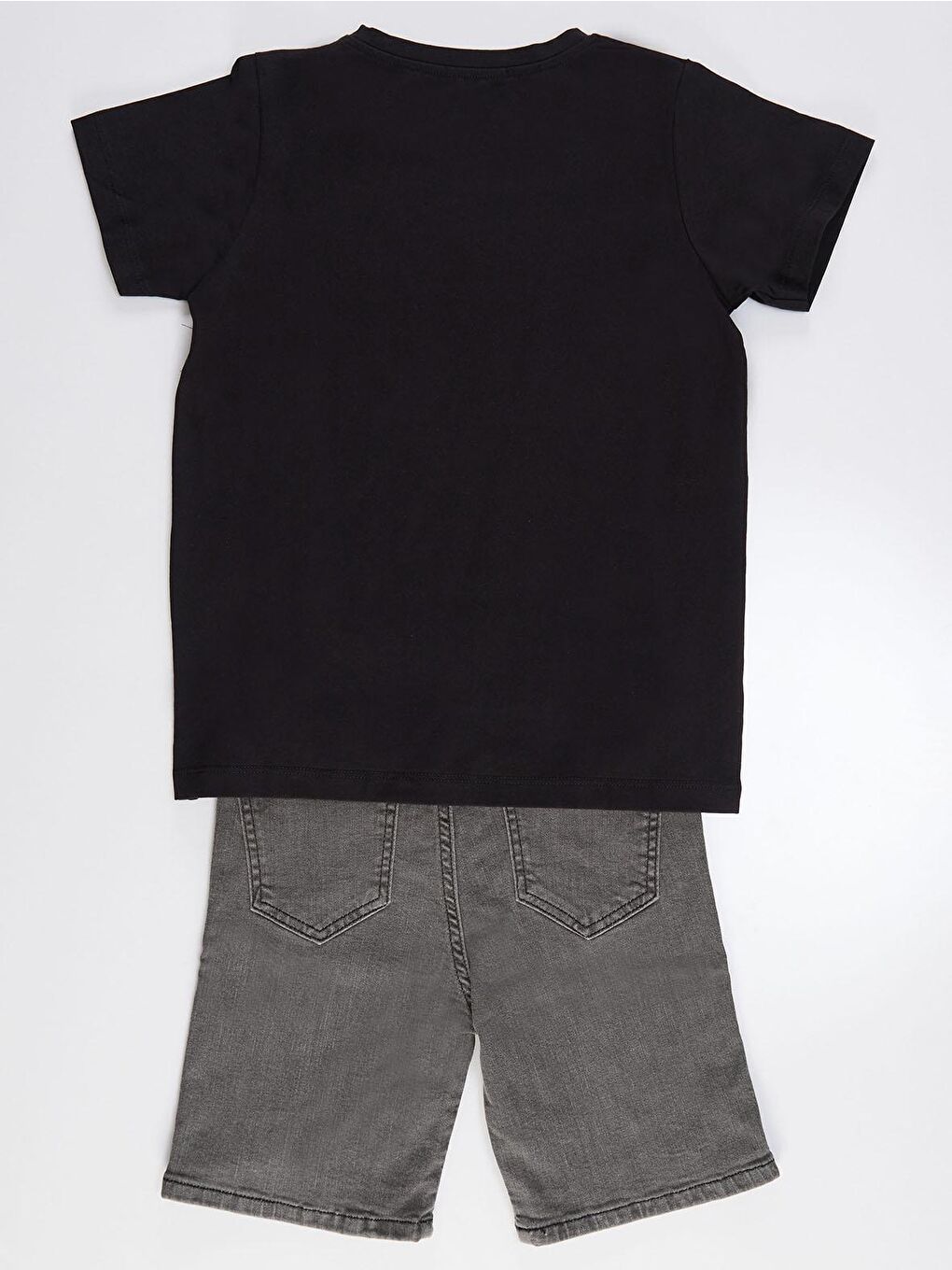 Karışık Fast Erkek Çocuk Denim Şort Takım-3