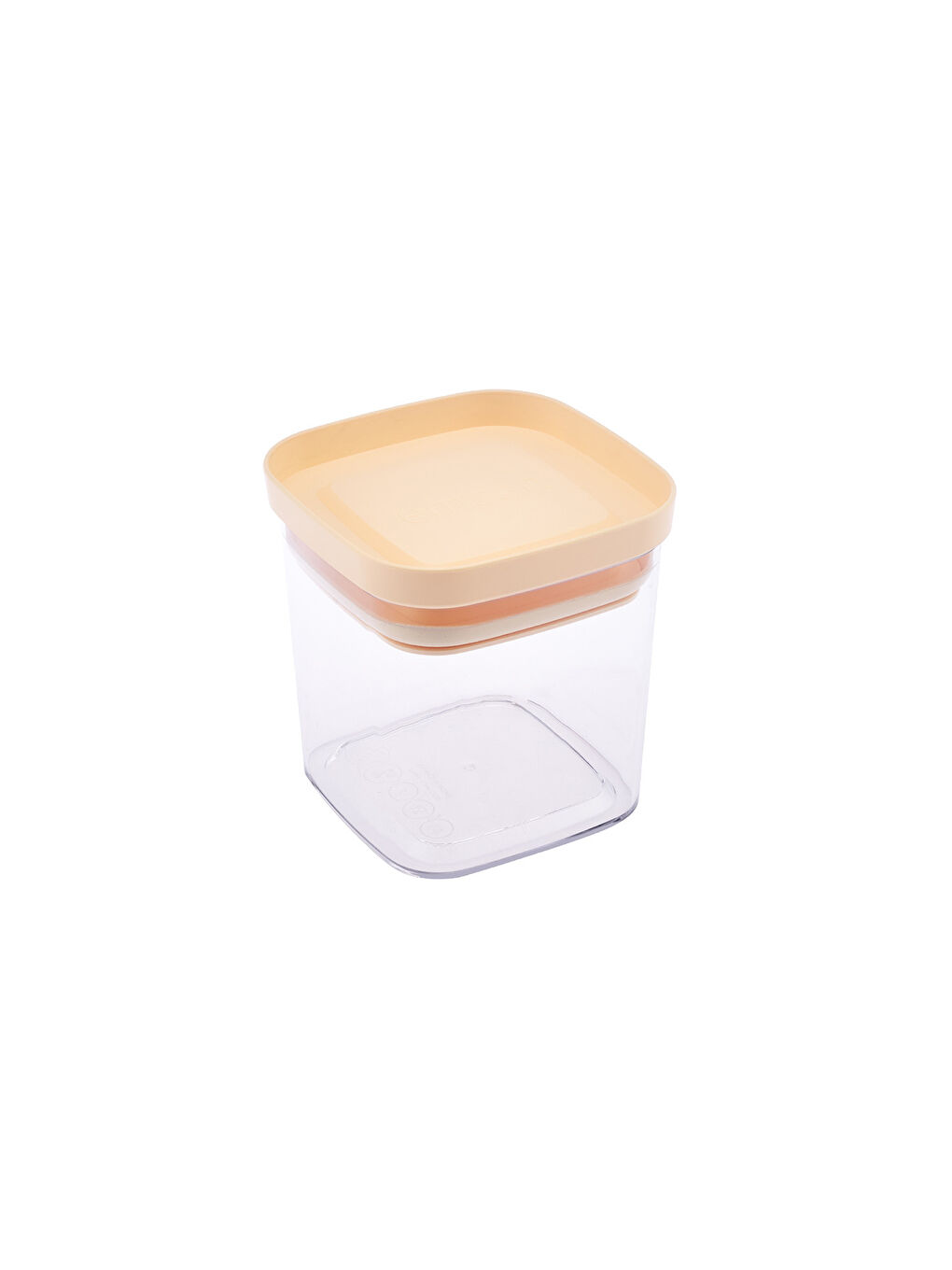 Arya 6'lı Saklama Kabı Kare Küçük Sarı-5