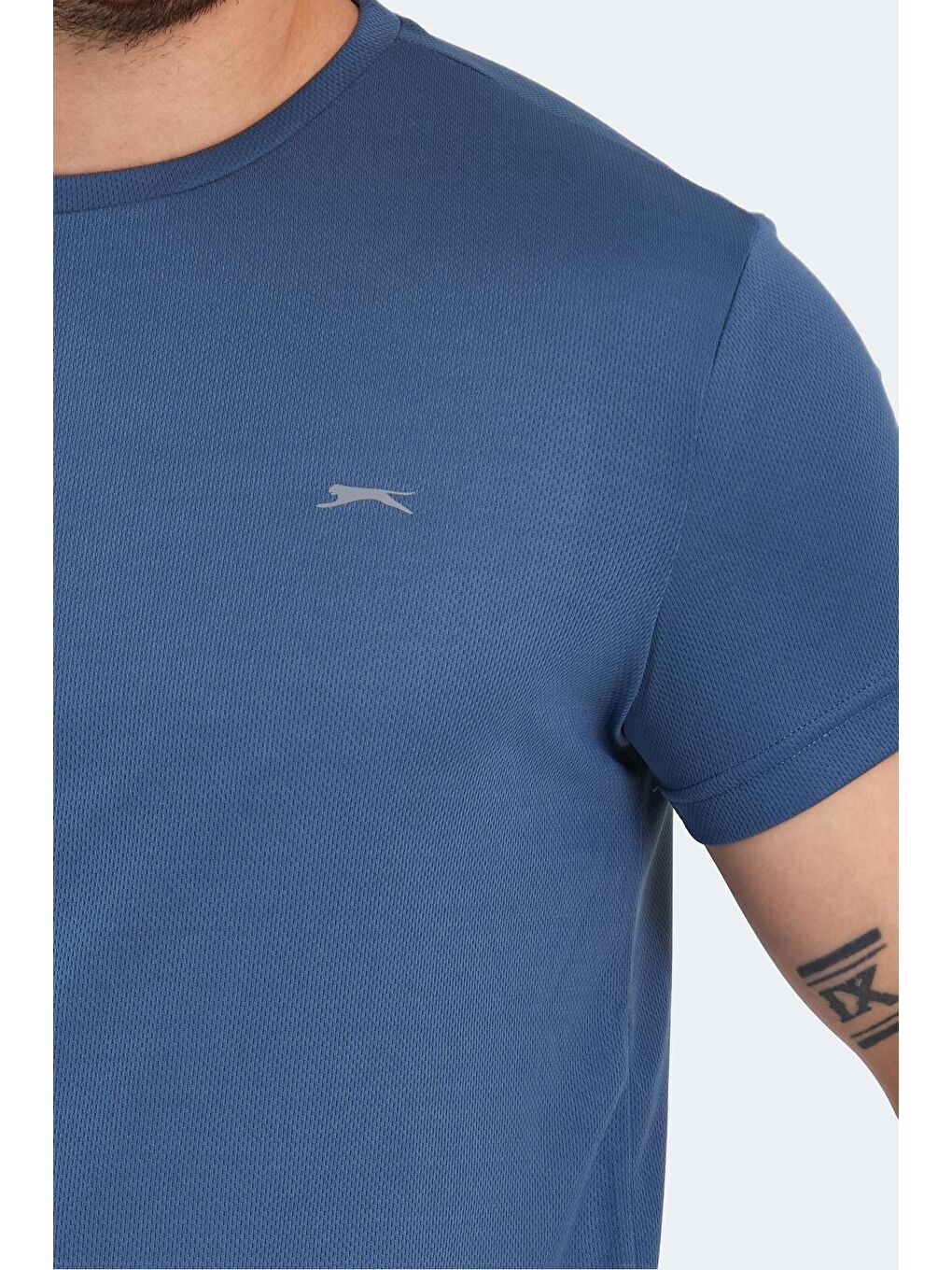 SLAZENGER İndigo REPUBLIC Erkek Kısa Kol T-Shirt Indigo - 4