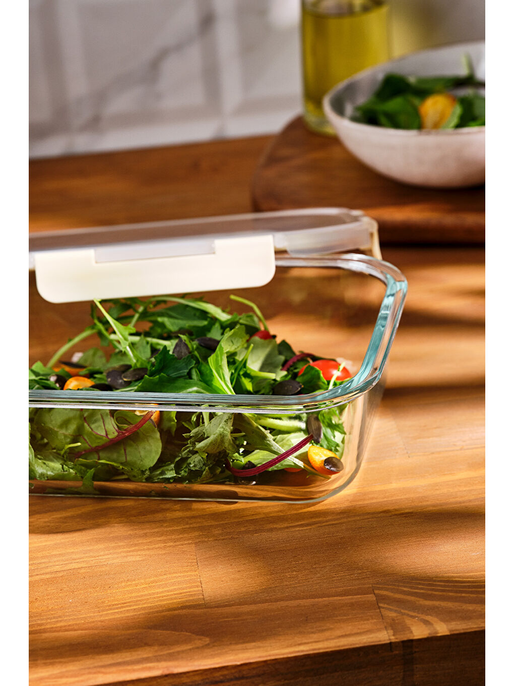 Renksiz Soft 1520 ml Borosilikat Saklama Kabı-5