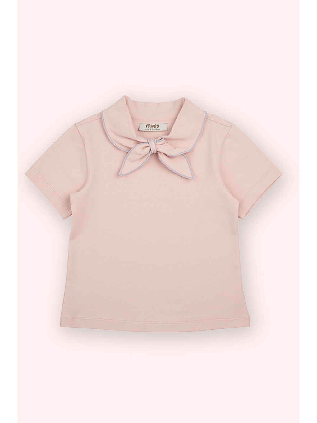 Kız Bebek Kısa Kollu Pembe Tişört