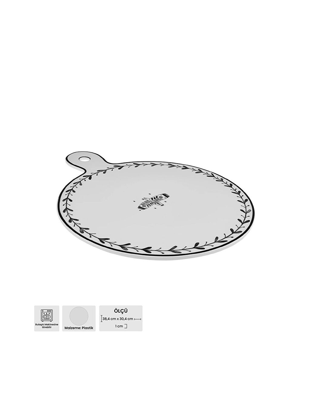 Beyaz Artisan New Bone Sunum Tahtası-3