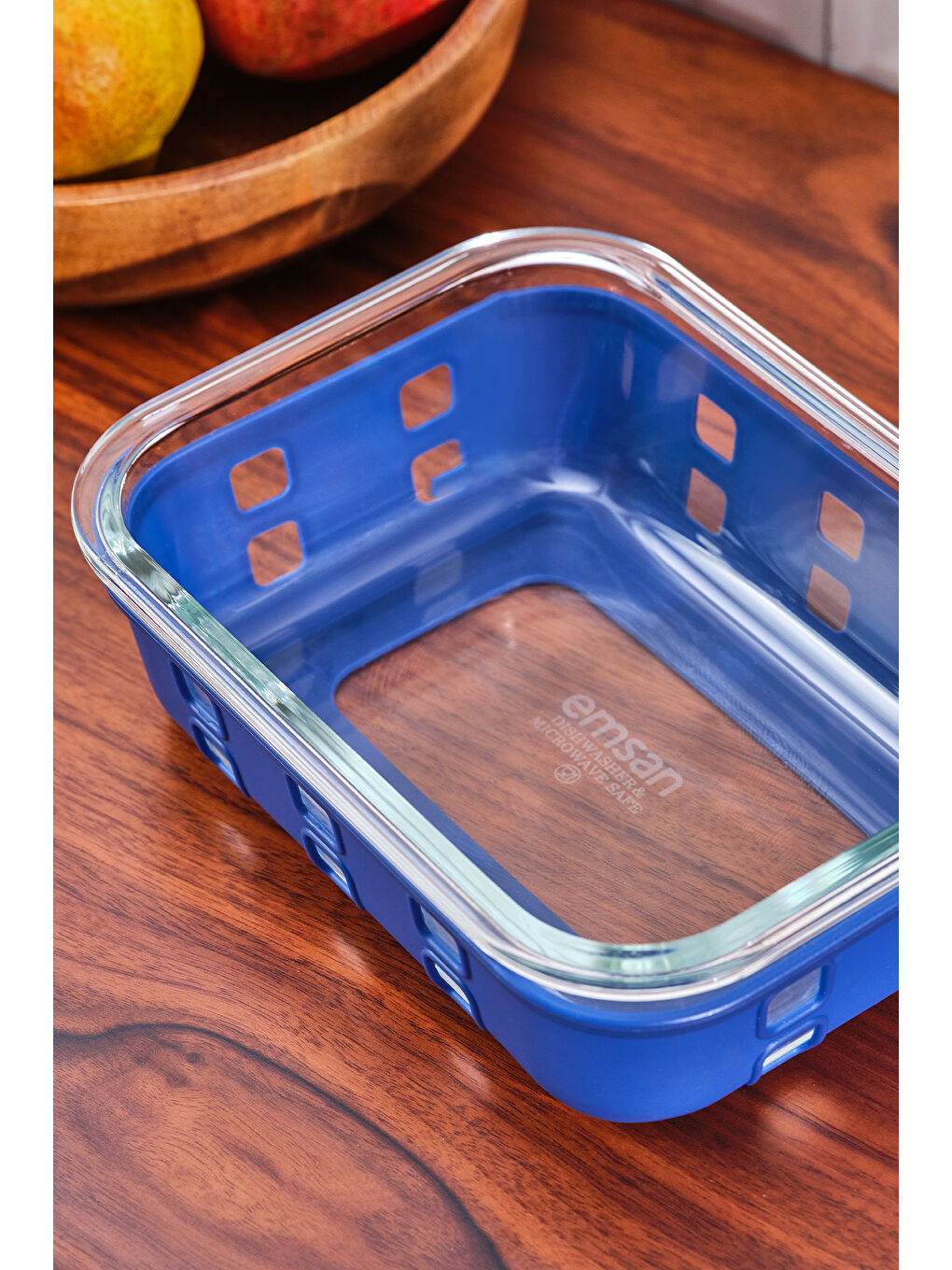 Mavi Smart 1050 ml Borosilikat Saklama Kabı-5