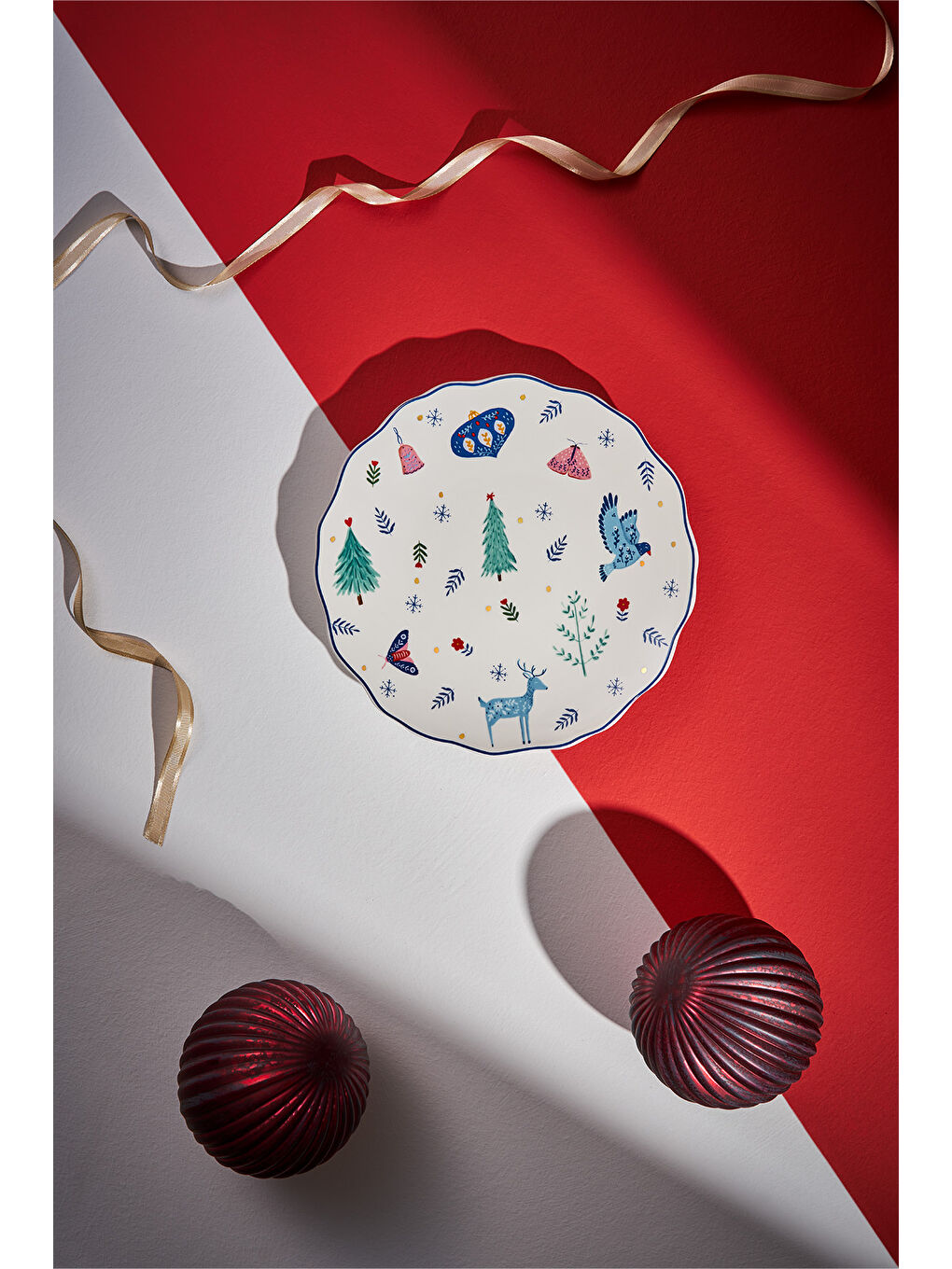 Beyaz Infancy New Bone 2'li Pasta Tabağı 20.5 Cm-6