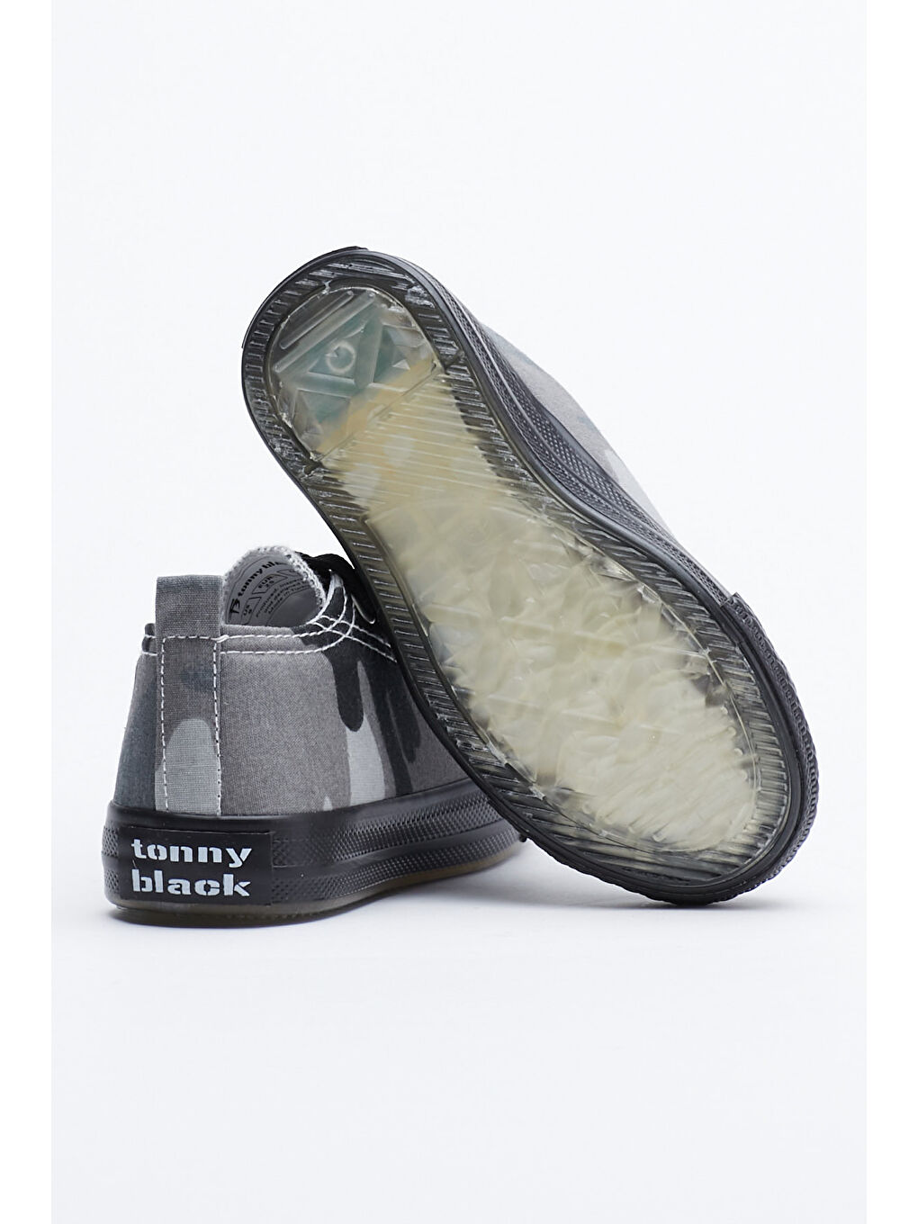 Çocuk Unisex Siyah Yeşil Rahat Kalıp Işıklı Bağcıklı Spor Ayakkabı-3