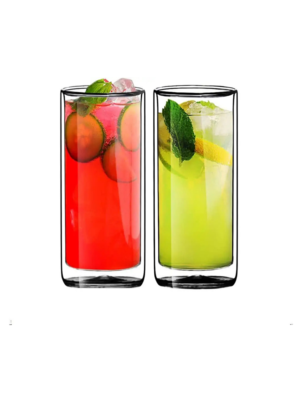 Renksiz Uzun Cam Bardak Seti 270 ml 2 Adet 2325-2