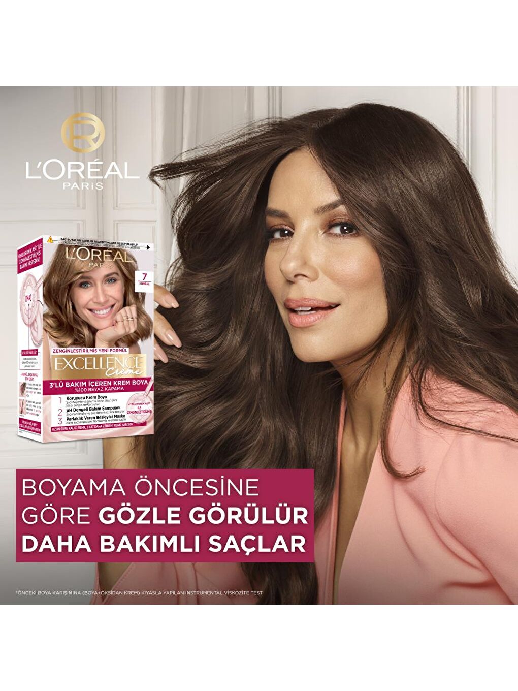 L'Oreal Paris Kahverengi Saç Boyası - 6 Açık Kahve - 1