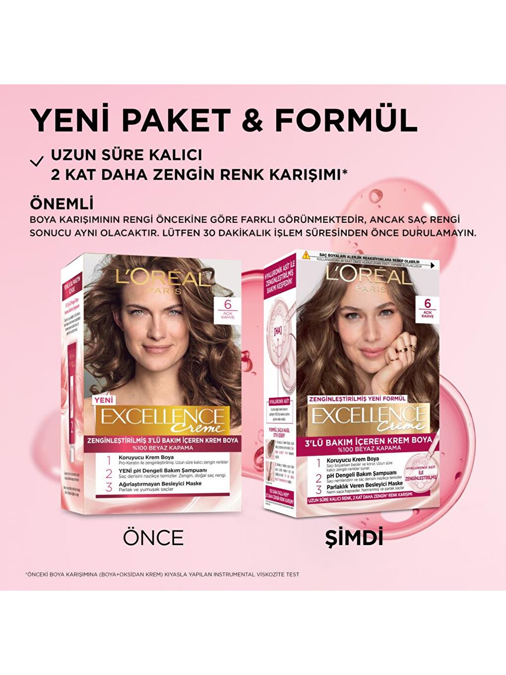 L'Oreal Paris Kahverengi Saç Boyası - 6 Açık Kahve - 2