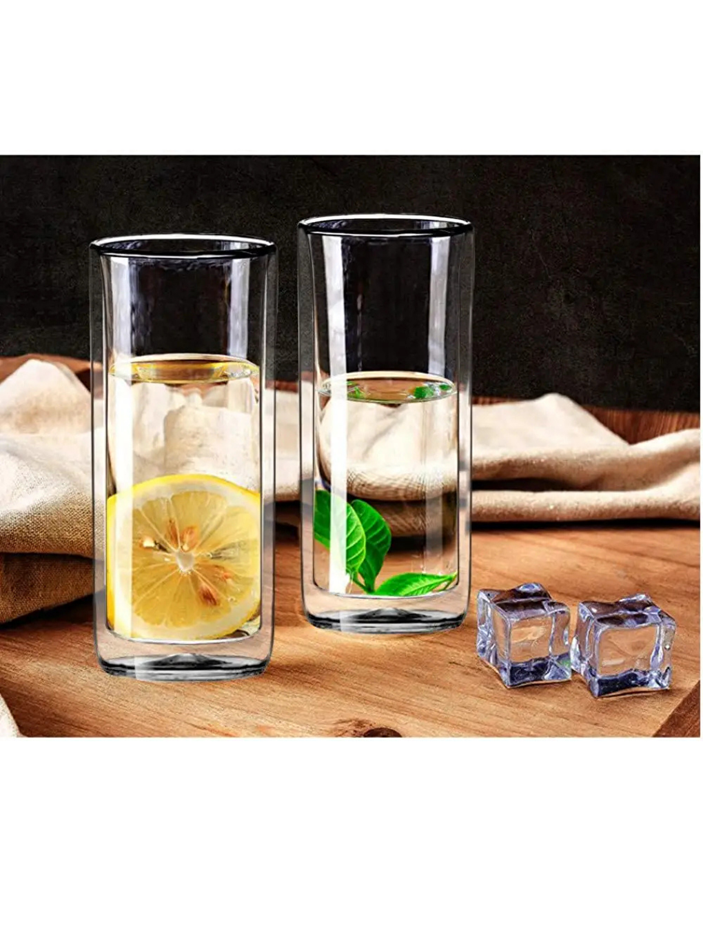 Renksiz Uzun Cam Bardak Seti 270 ml 3 Adet 2325-6