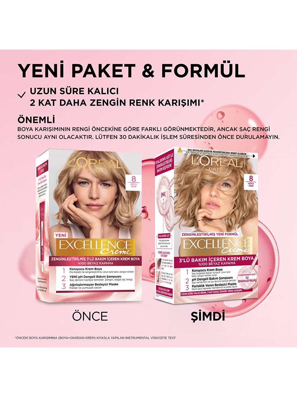 L'Oreal Paris Sarı Excellence Creme Saç Boyası 8 Koyu Sarı - 2