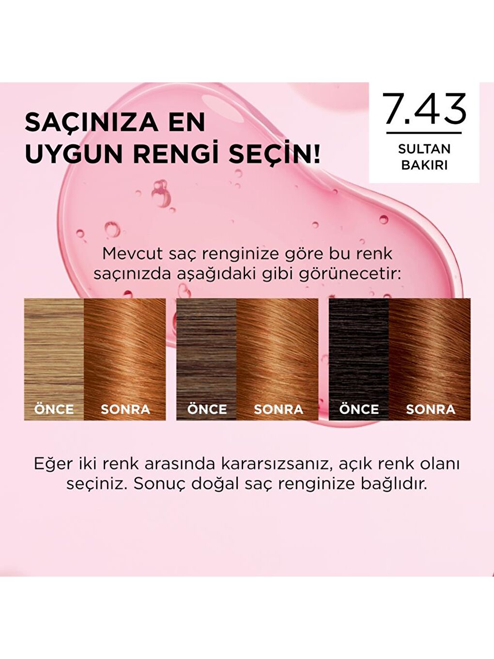 L'Oreal Paris Bakır Excellence Creme Saç Boyası 7.43 Sultan Bakırı - 6