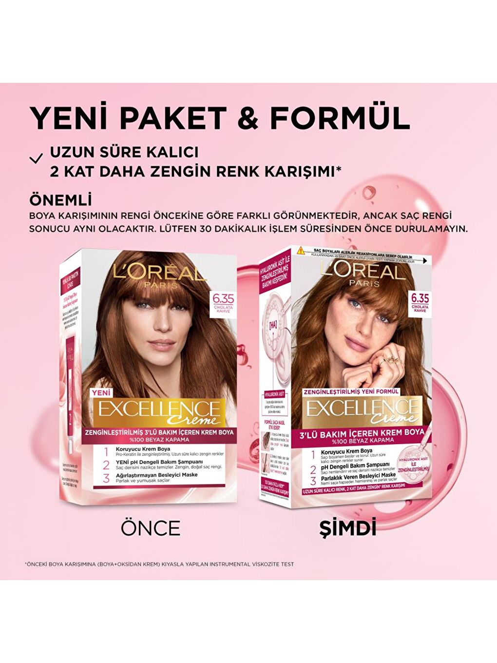 L'Oreal Paris Kahverengi Excellence Creme Saç Boyası 6.35 Çikolata Kahve - 2