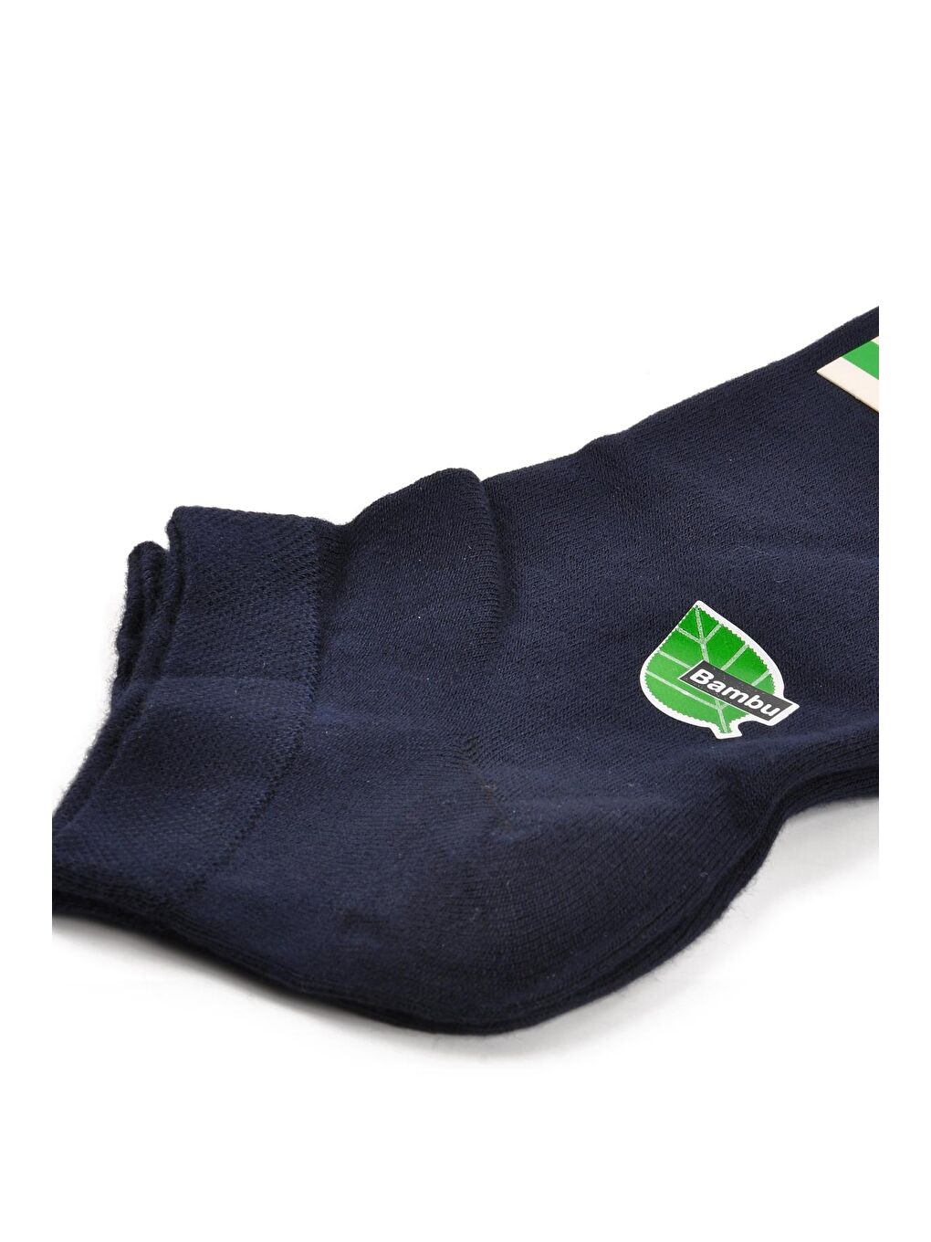 24K001 Lacivert Bambu Patik Çorap-1